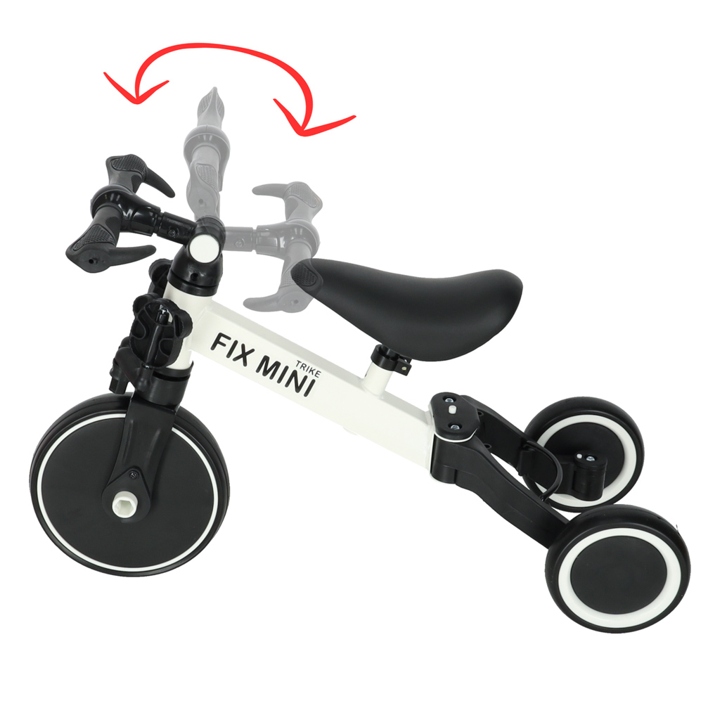 ROWEREK BIEGOWY TRIKE FIX MINI ROWER WIELOFUNKCYJNY 3W1 BIAŁY - obrazek 11