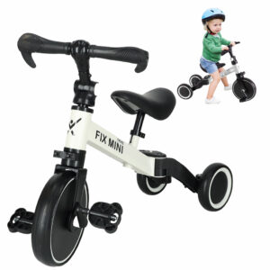 ROWEREK BIEGOWY TRIKE FIX MINI ROWER WIELOFUNKCYJNY 3W1 BIAŁY