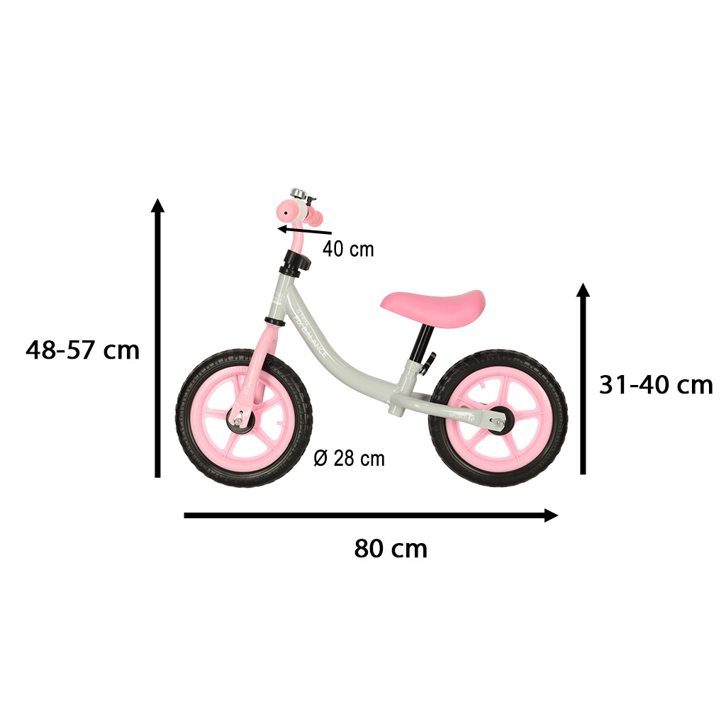 ROWEREK BIEGOWY TRIKE FIX BALANCE ROWER ULTRA LEKKI RÓŻOWY - obrazek 9
